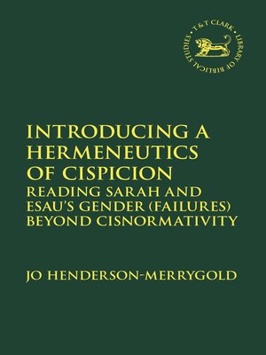 cover image of Introducing a Hermeneutics of Cispicion